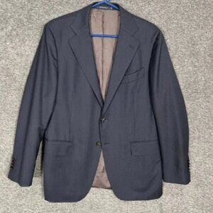 SUITSUPPLY Blazer Lazio La Spalla Navy Sz 42 Slim Vitale Barberis Canonico Italy